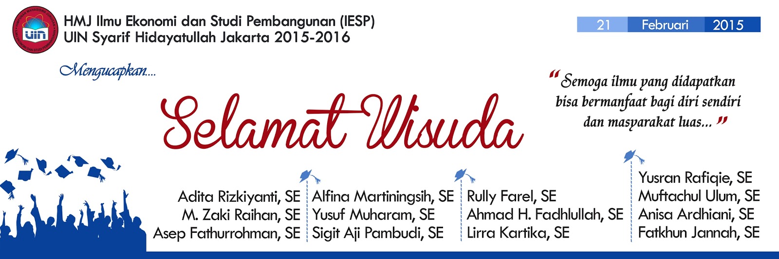 Design Banner Wisuda