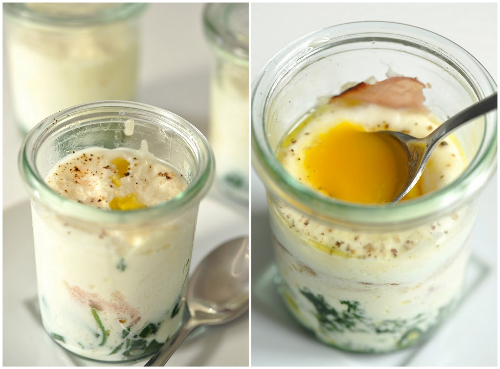 Kokette Eier im Glas oder Florentinisches Ei en cocotte | ziiikocht