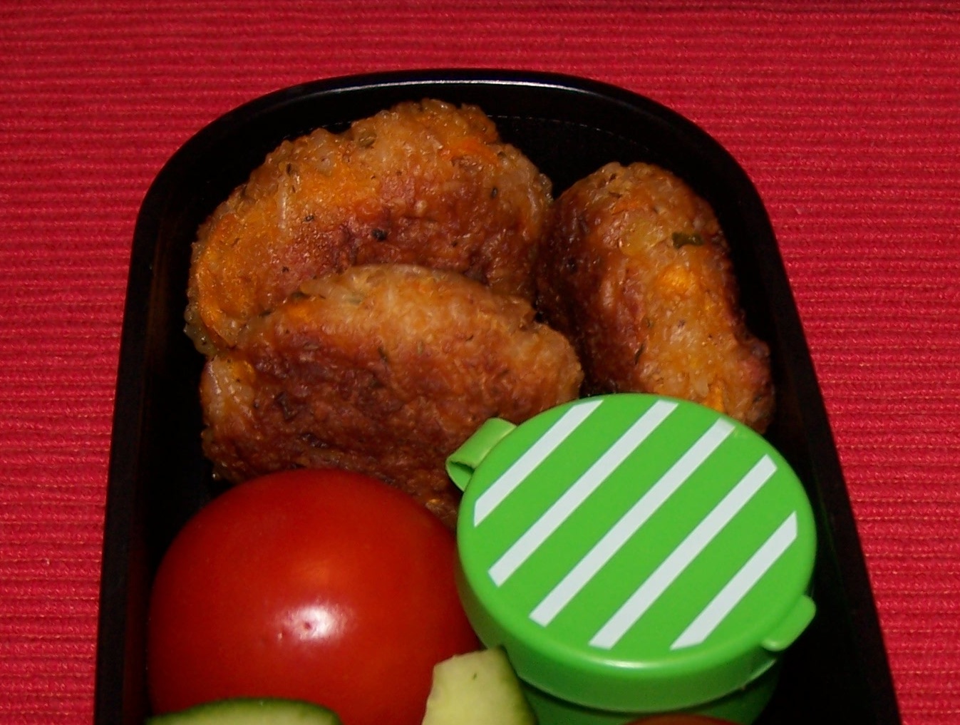 Lecker Bentos und mehr: Bento Nr. 41 Kartoffelsalat mit Gemüsebuletten