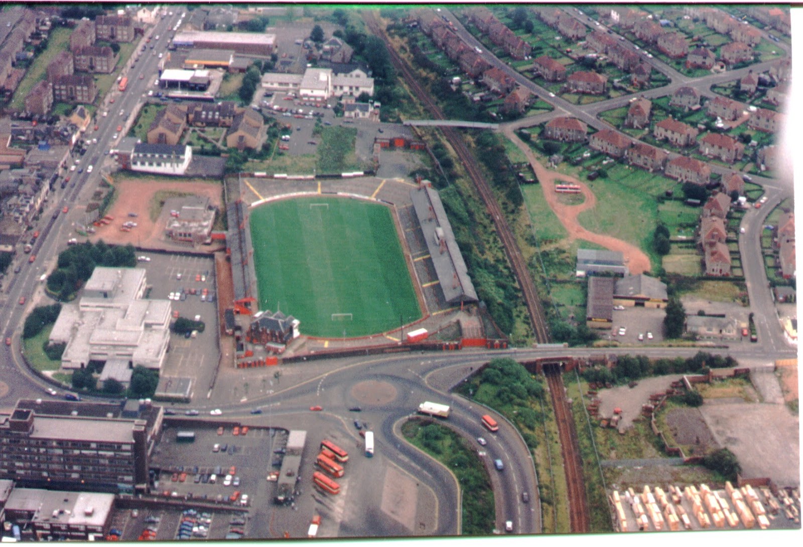 Old Scottish Football Airdrieonians Broomfield