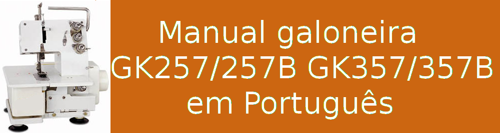 Manual Galoneira GK257 GK257B GK357 GK357B em português