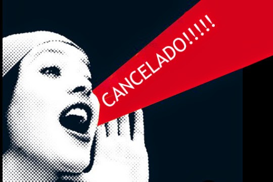 Resultado de imagem para cancelado evento