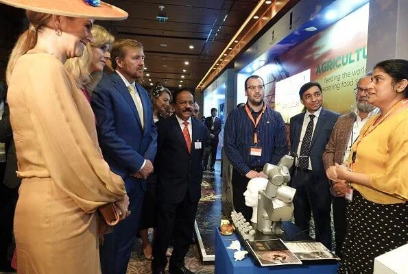 Queen Maxima wore Natan dress at the India-Netherlands Tech Summit
