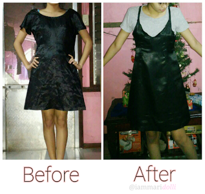 DIY Slip Dress Refashion