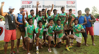 Sri Lanka win over Malaysia in the third place in the Mumbai 7’s Rugby tournament