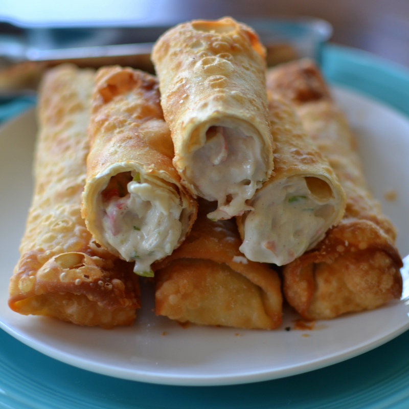 Crab Rangoon Egg Rolls Foodandcake789