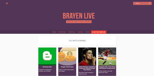 Brayen Live Blogger template