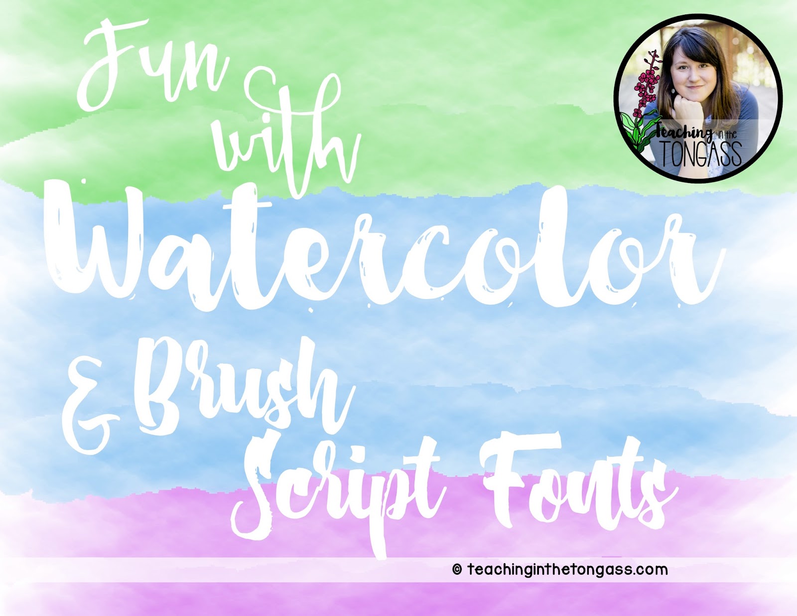 fun with watercolor and brush scripts Teaching in the Tongass
