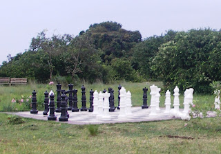 Man size chess board Man size chess board