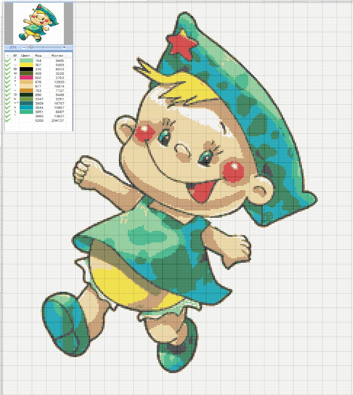 Children schemes for embroidery and knitting Children schemes for embroidery and knitting