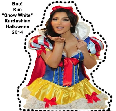 Kim Kardashian snow white Halloween 2014 funny