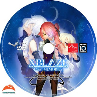 XBlaze Lost Memories Disk Label