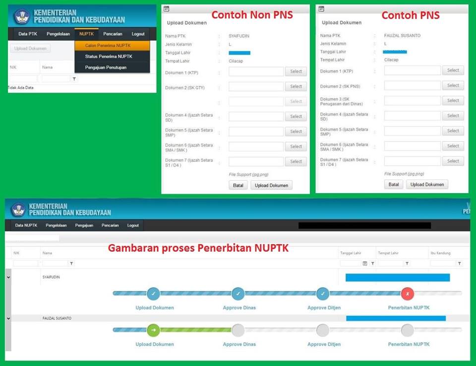 Proses Pengajuan Nuptk Pada Aplikasi Verval Gtk Al Maududy