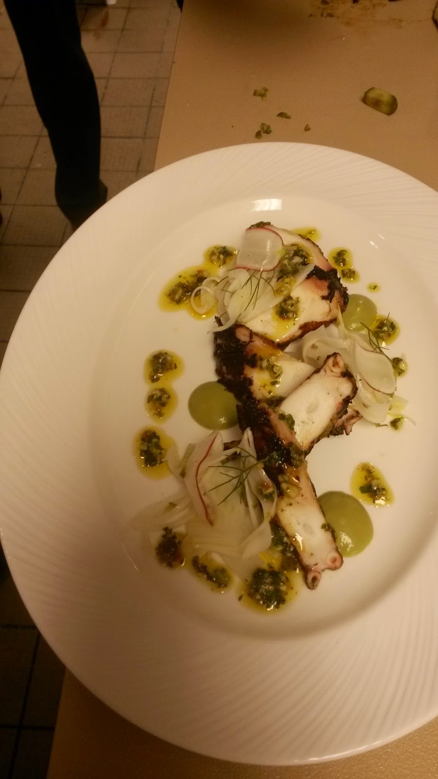 Brian Bieler Octopus and Artichoke escabeche