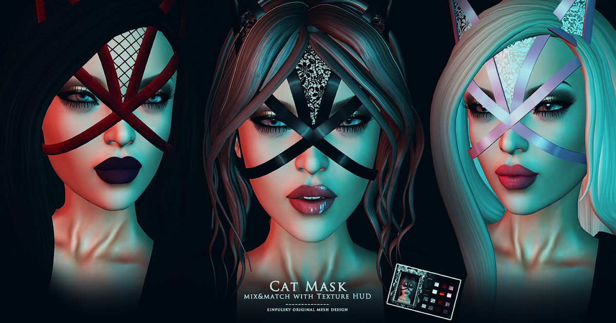 KINKY MONTHLY - December Round - EXCLUSIVE - CAT MASK | Sinful Sky