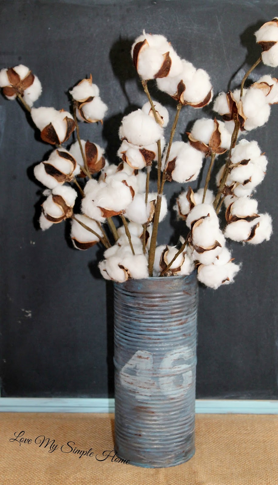 DIY Tin Can Vase Love My Simple Home