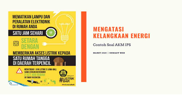 Soal Akm Online Ips Mengatasi Kelangkaan Energi