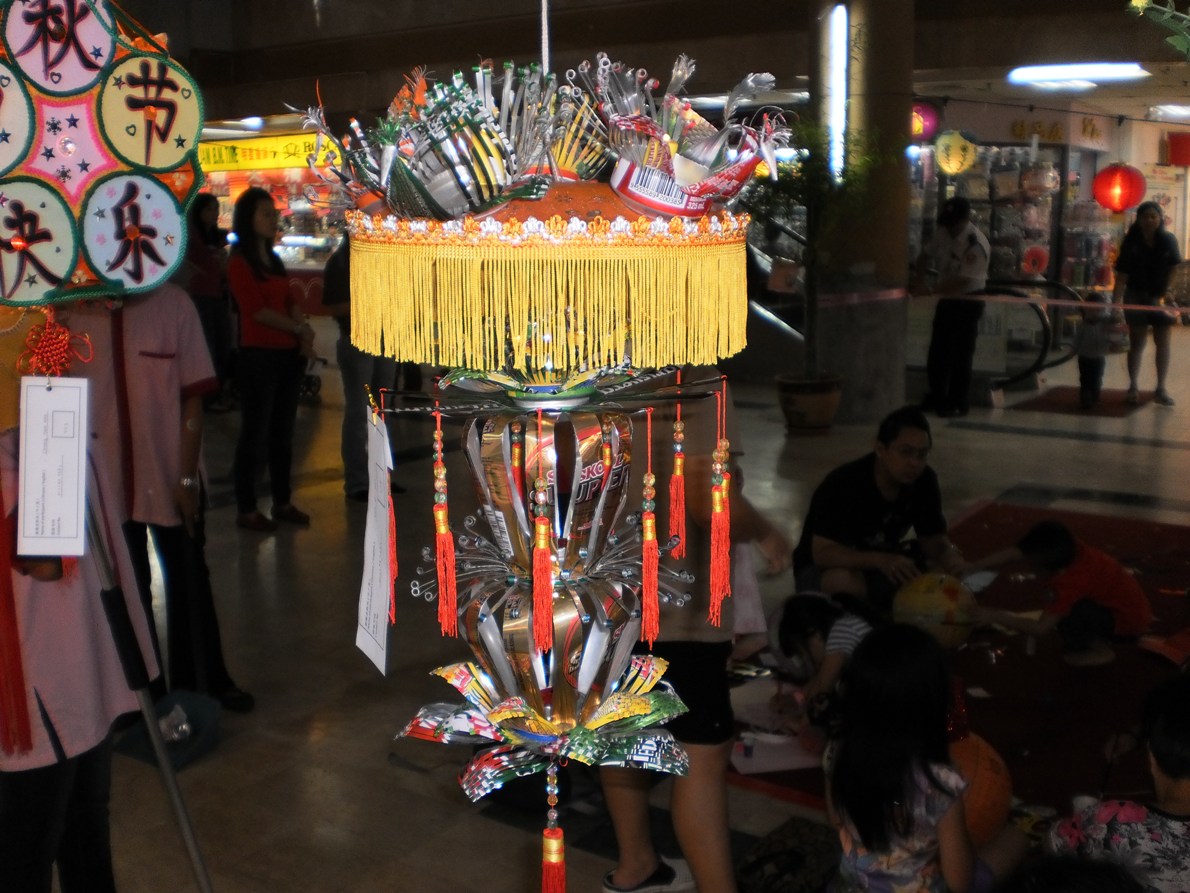 Live For Something Today Mid Autumn festival DIY handmade creative lantern contest with recycle