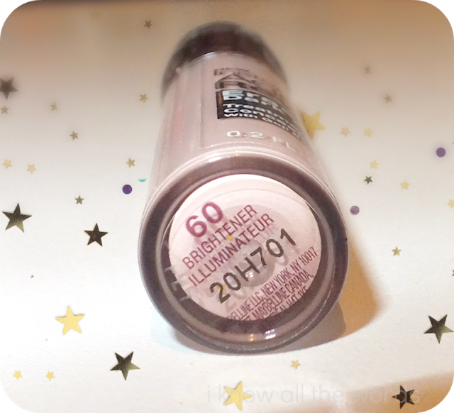 maybelline eraser concealer brightener