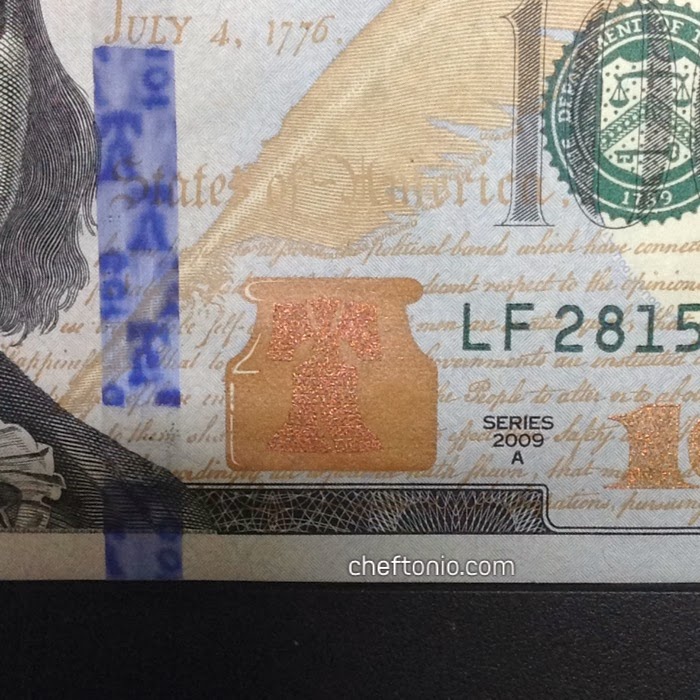 Newsbits: The new 100 US Dollar Bill ~ Cheftonio's Blog