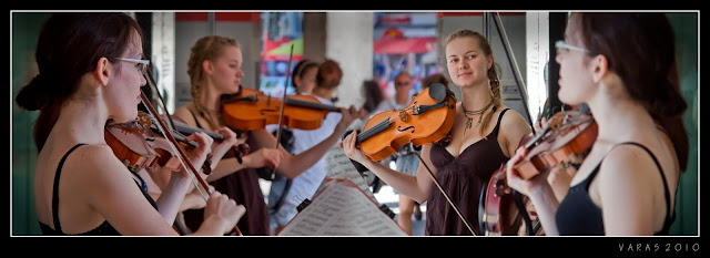 Munich: Músicos interpretando en la calle