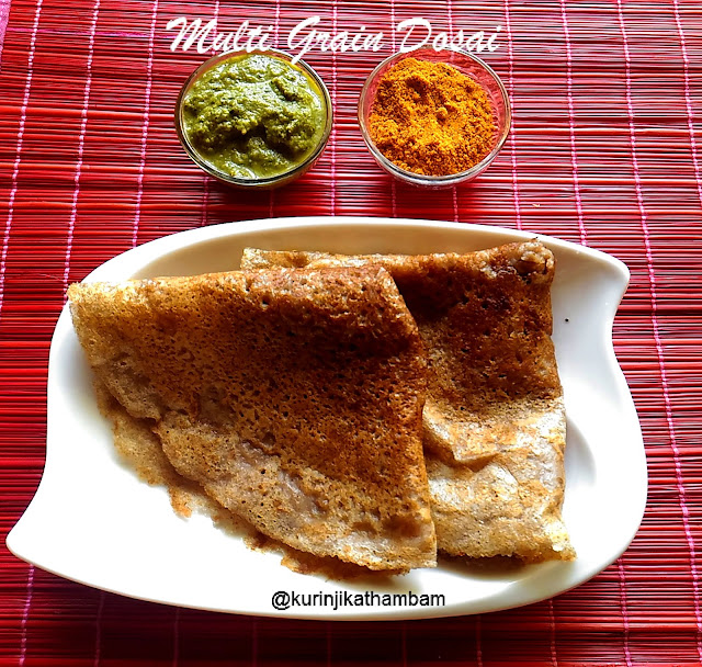 Multi Millet Flour Dosa Kurinji Kathambam