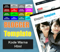 Kode warna HTML lengkap untuk edit tampilan blog