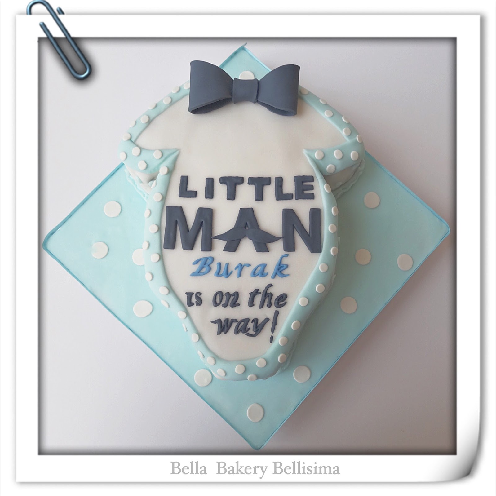  BABY ONESIE BABY SHOWER CAKE