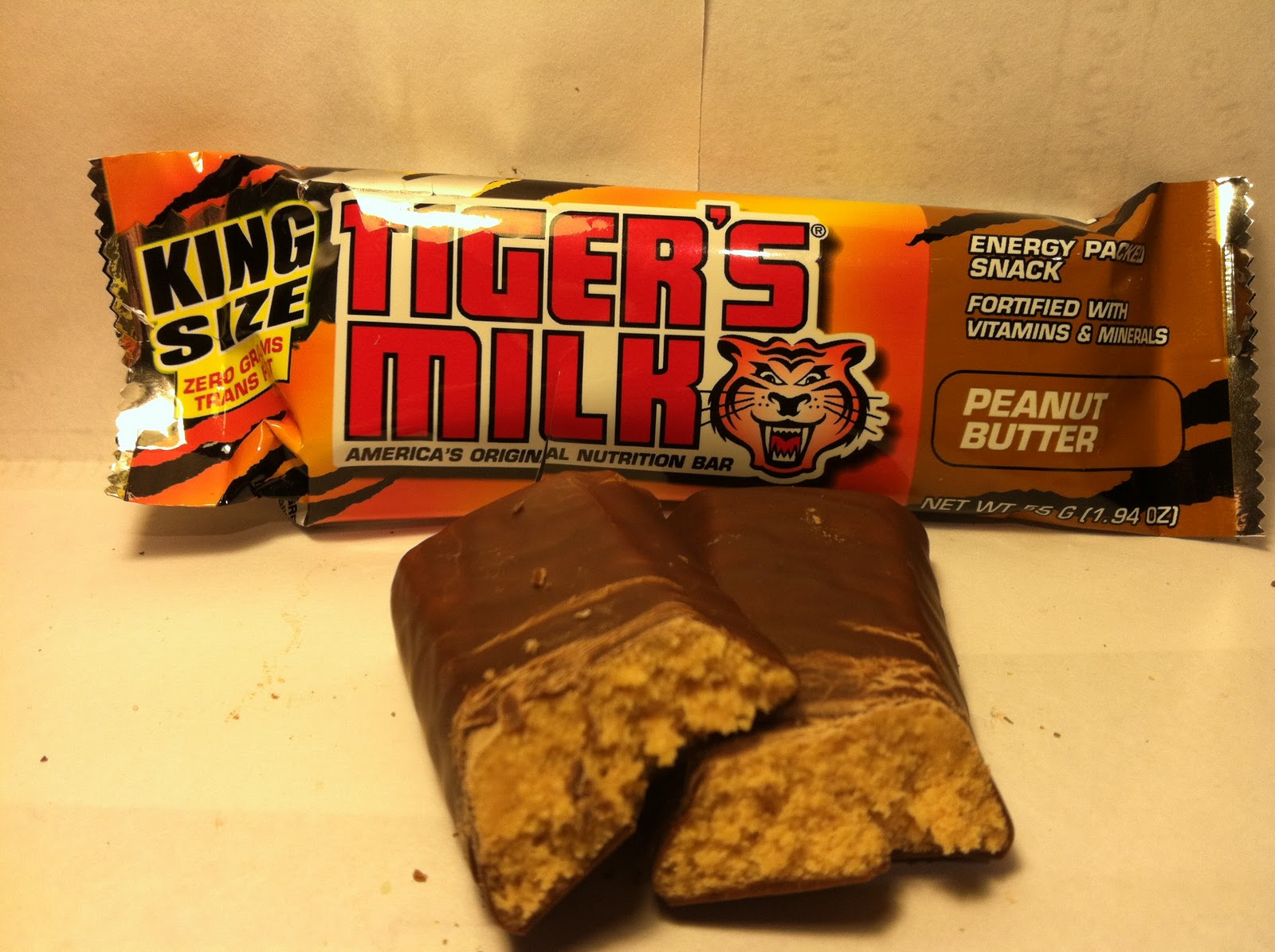 Crazy Food Dude Review Tiger S Milk Peanut Butter Nutrition Bar