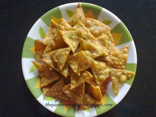 This is very Easy Homemade Indian Whole Wheat Tortilla Nachos Chips Recipe.