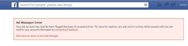 طريقة إسترجاع الحساب الإعلاني على الفيس بوك لا يمكن فتحه  ؟