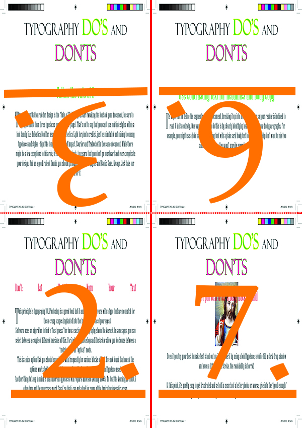 TYPOGRAPHY DO's AND DONT's IMPOSITION TYPOGRAPHY DO's AND DONT's