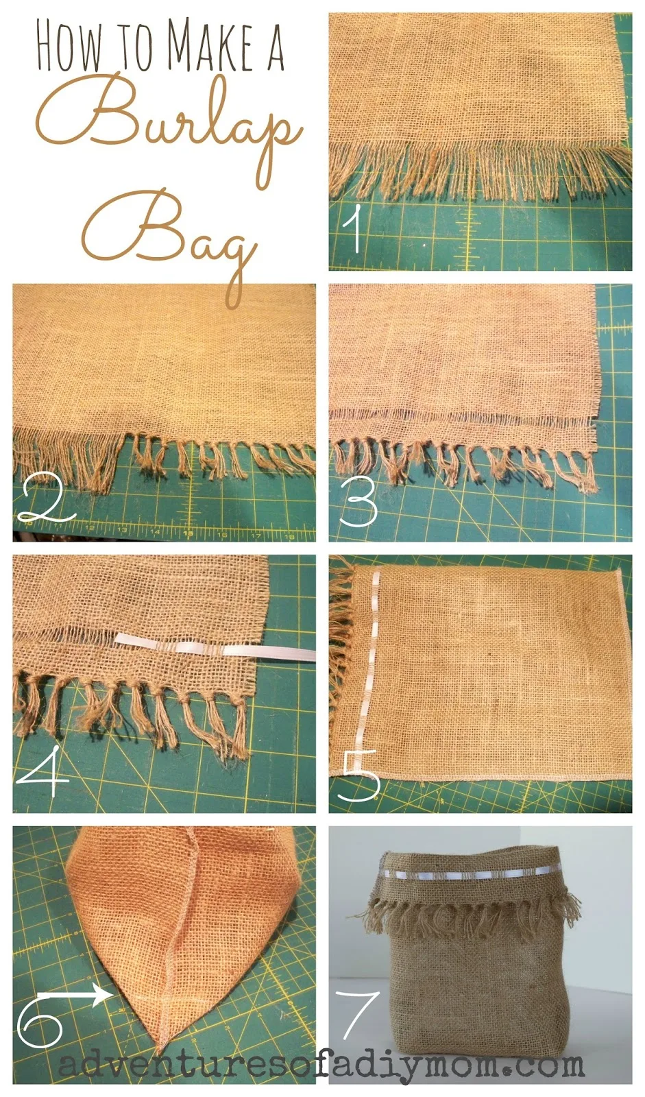 How to Make a Burlap Bag