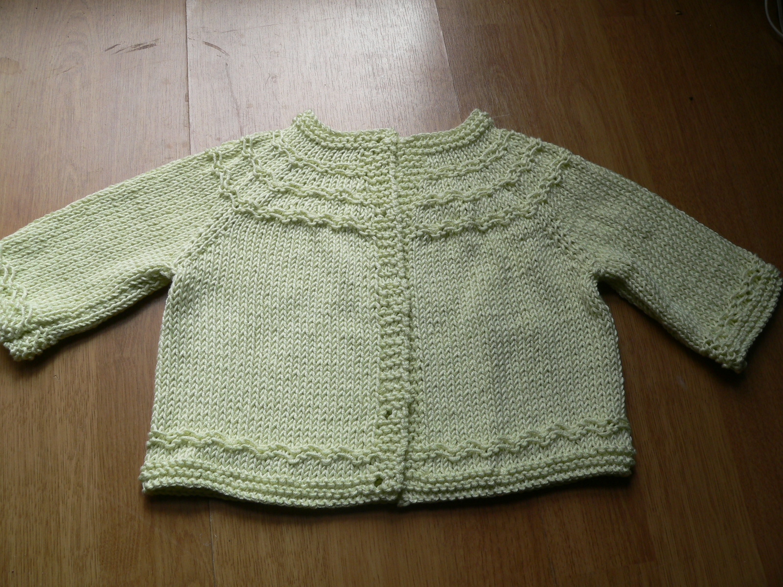 The Blattcave POTD Seamless Yoked Baby Cardigan