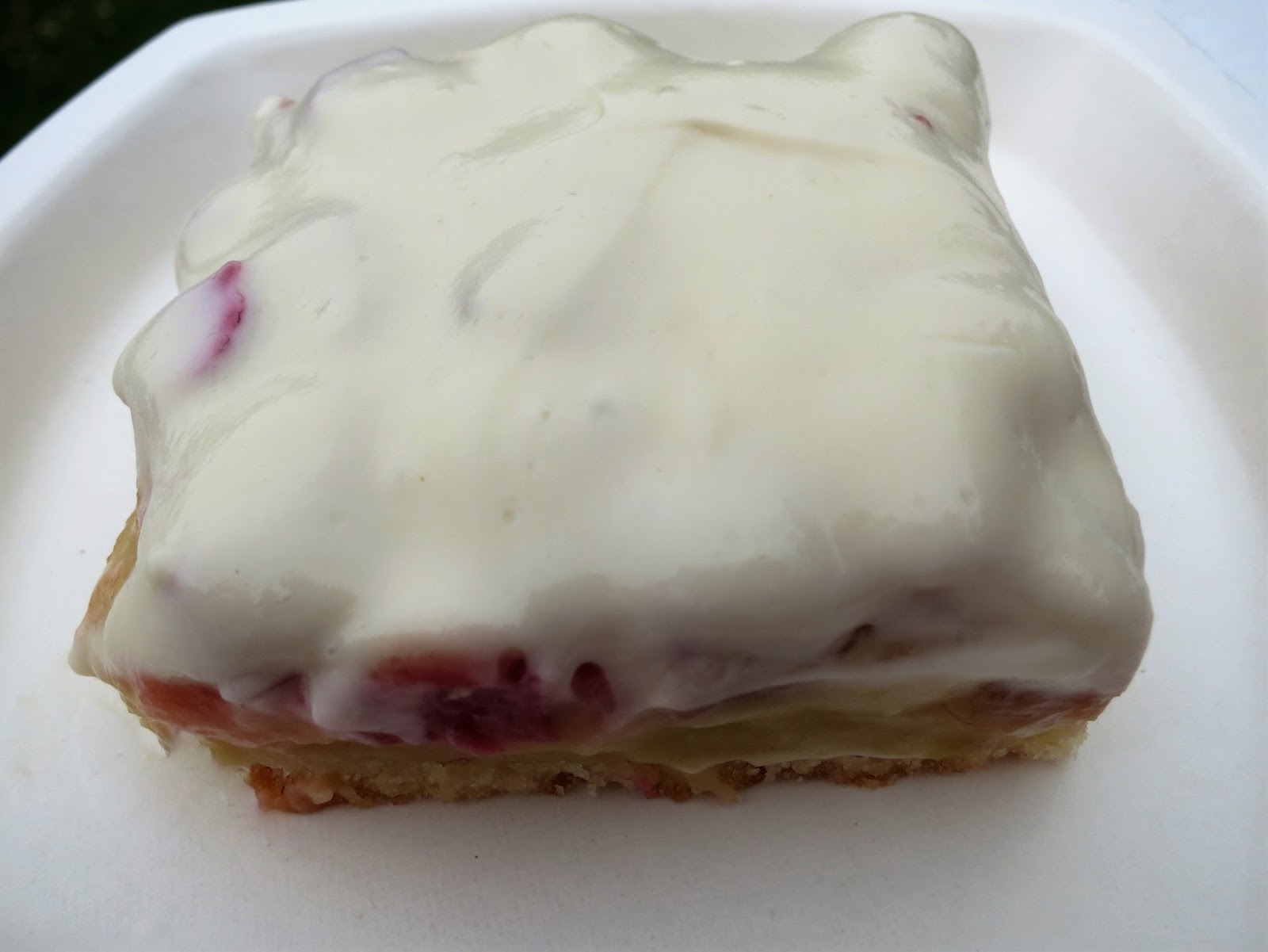 Singing In The Kitchen Cream Cheese Rhubarb Custard Dessert