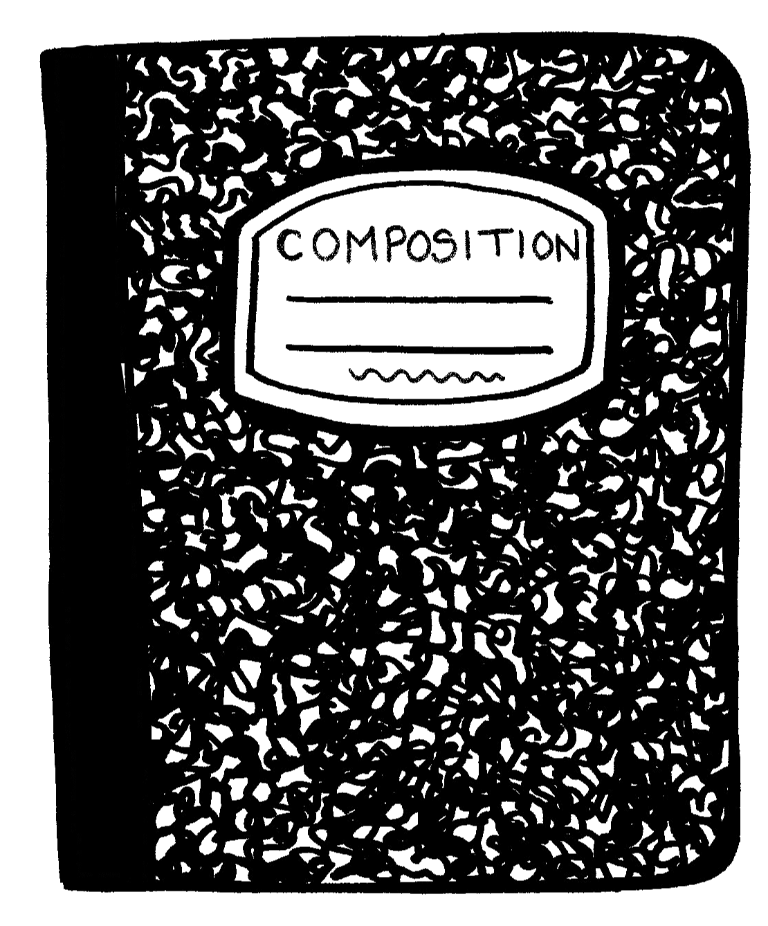 notebook clipart black and white - photo #21