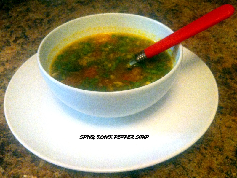 DeSaKa's World Black Pepper Soup / Rasam