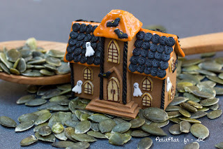 Miniature Haunted Gingerbread House, Stephanie K. PetitPlat