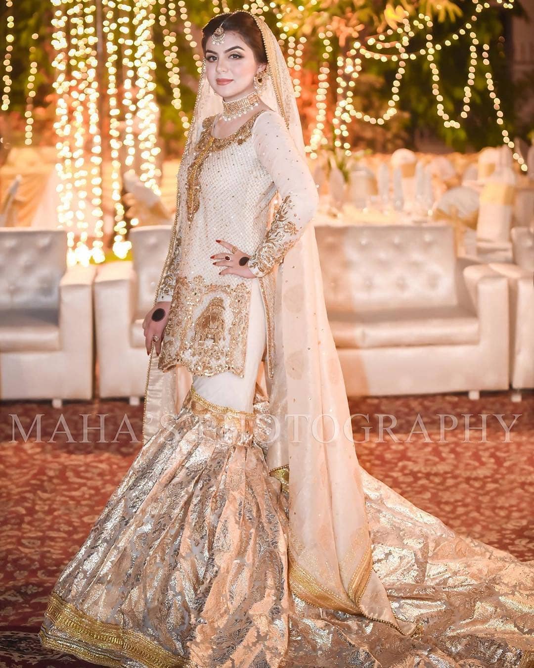 new Pakistani bridal dress in light colours 2018-19 | Just Bridal