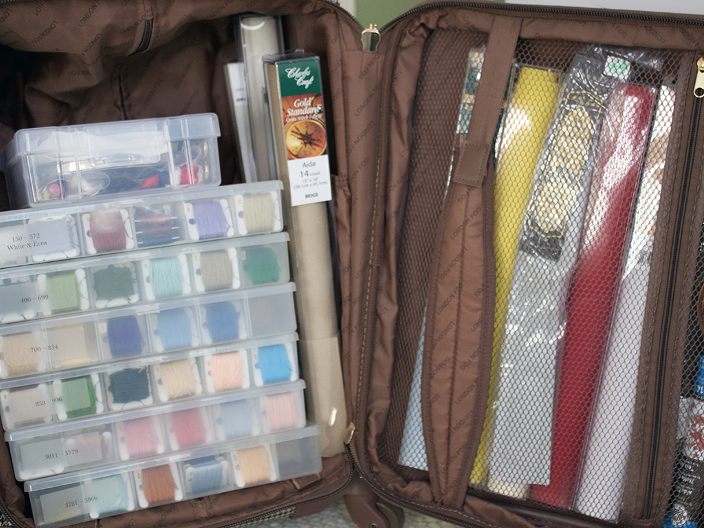 The Creative Cubby Portable Cross Stitch Storage