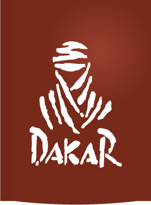 Logo del Rally Dakar rojo - Vector
