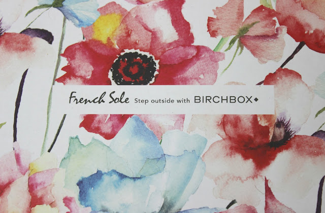 A picture of French Sole June 2015 Birchbox UK