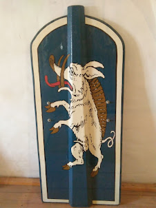 One of the symbols on the "Coat of Arms" of Predjama Castle.
