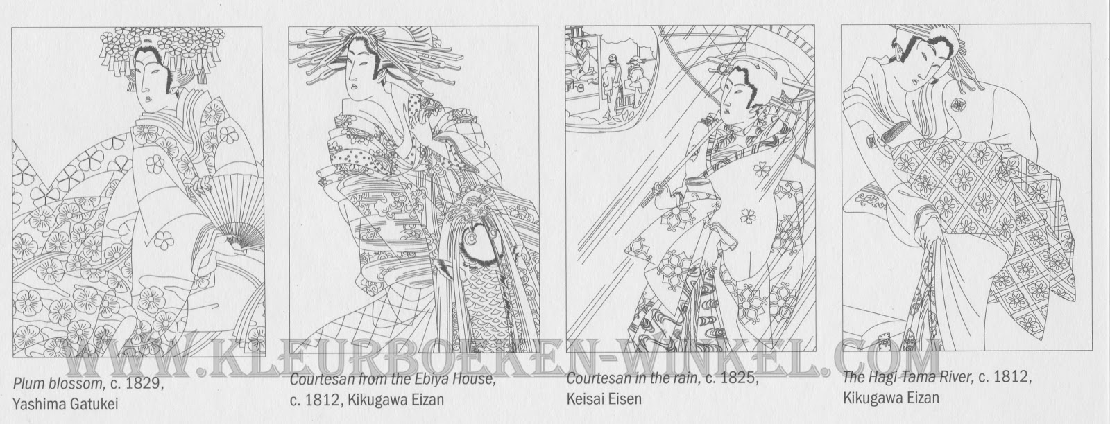 AK 06 kimono pepin kleurboeken