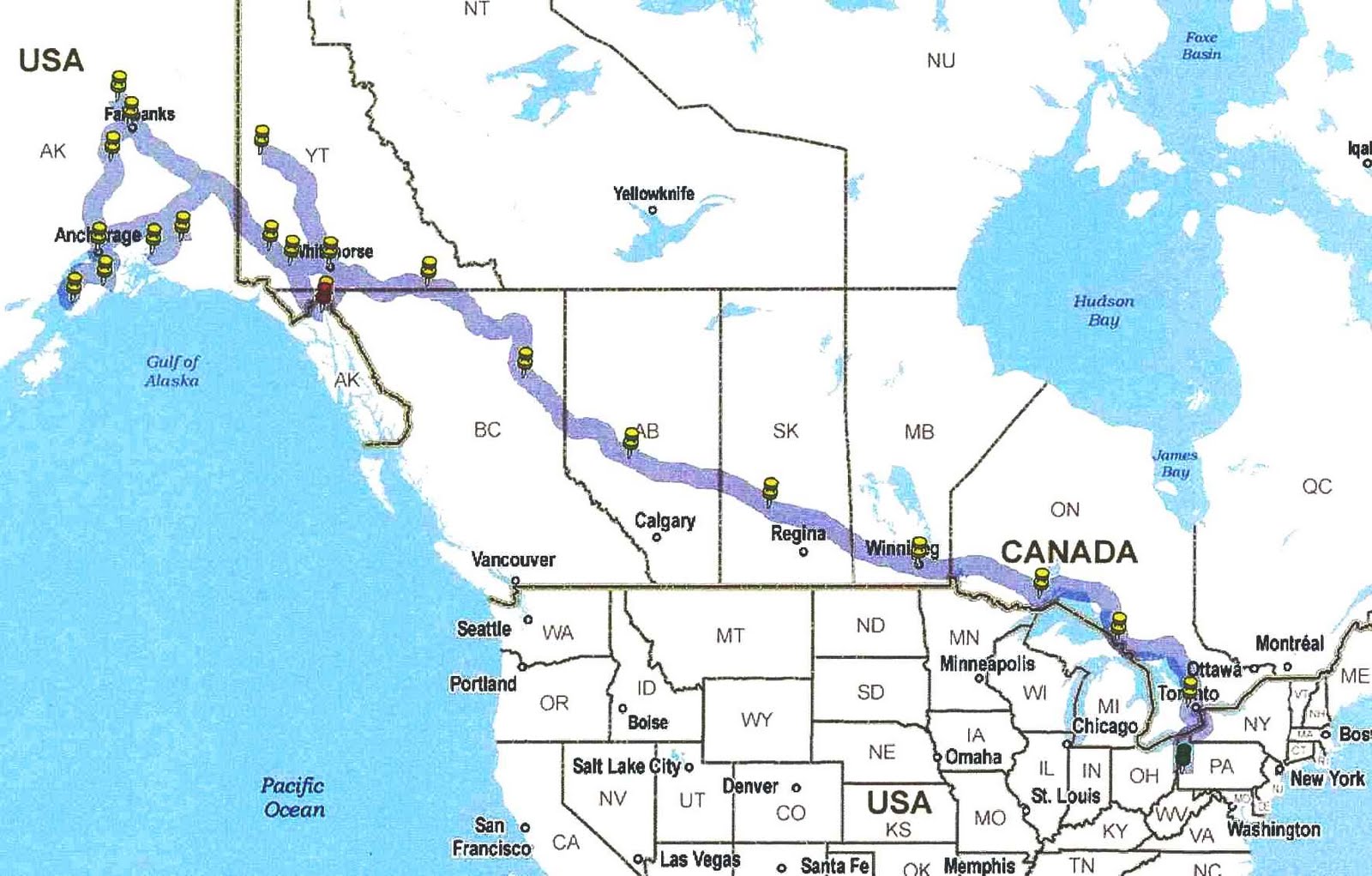 Long Way Up And Over 2011 Alaska Motorcycle Trip Plan