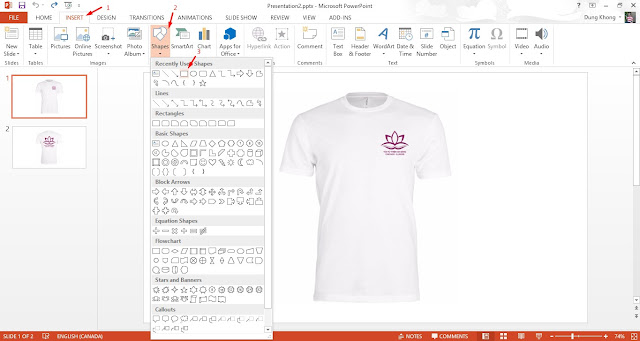 hướng dẫn thiết kế áo thun đồng phục