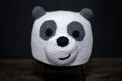 We Bare Bears Panda Hat - Free Crochet Pattern We Bare Bears Panda Hat - Free Crochet Pattern