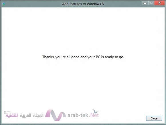 windows 8 add features