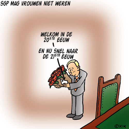 KIKspot: SGP mag vrouwen niet weren