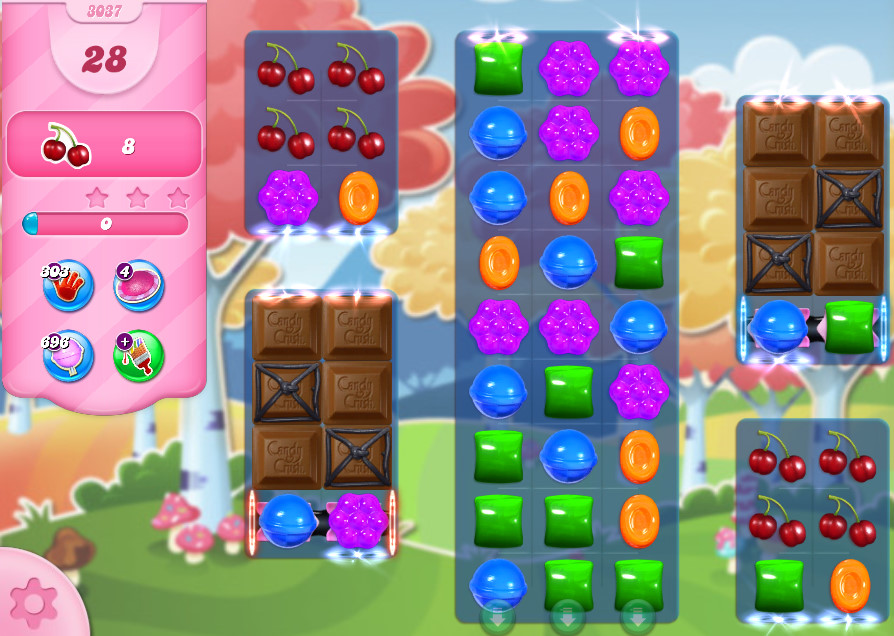 Candy Crush Saga level 3037 Candy Crush Saga level 3037